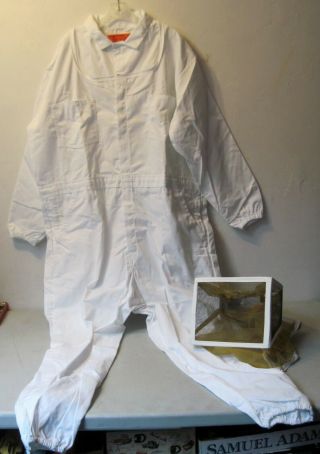 Vintage Dadant Beekeepers Suit With Protective Hood Veil Xxl