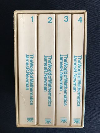 The World Of Mathematics By James Newman 4 Volume Set Paperback Edition