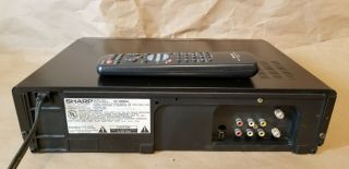 Sharp 4 Head HI - FI Stereo VHS Recorder VC - H952U VCR Player - W/ Remote 2