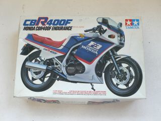 Vintage Tamiya 1/12 Scale Model Kit Honda Cdr400f Endurance Motorcycle Nmib 1985