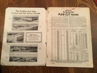 Vintage 1927 Gordon Van Tine Co.  Home Plan Booklet Davenport Iowa 2