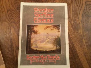 Vintage 1927 Gordon Van Tine Co.  Home Plan Booklet Davenport Iowa 5