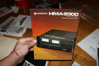 Vintage Hitachi Hma 8300 Advertisement Pamphlet Brochure Booklet Leaflet Paper