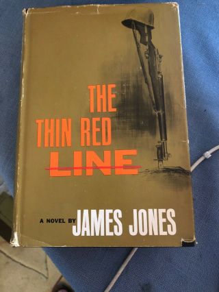The Thin Red Line By James Jones 1st Edition Hc Dj 1962 Scribners Dust Jacket