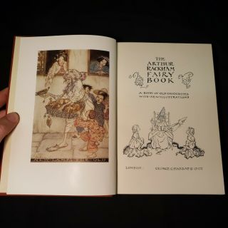 1933 ARTHUR RACKHAM FAIRY BOOK Illustrations FANTASY Childrens COLOUR PLATES 6