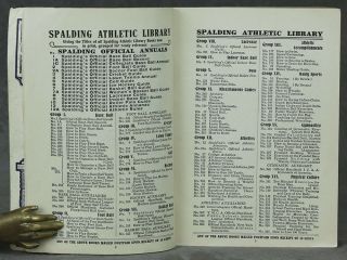 A G Spalding / Spalding ' s Athletic Library Official Lawn Tennis Annual 1st ed 3