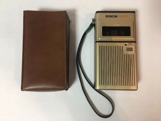 Vintage Mini - Cassette Voice Recorder/dictaphone Norcom 550 Made In Japan Euc 