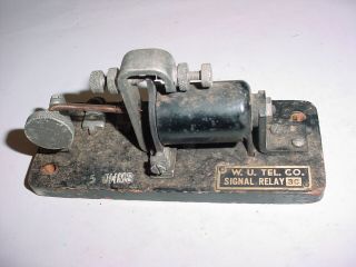 Vintage Western Union Signal Relay Telegraph Key Sounder 3c