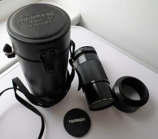 Tamron 80 - 210mm F/3.  8 - 4 Adaptall 2 Pentax K.  M Mount Camera Lens & Tamron Case