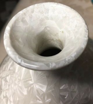 VTG Frank Neef Studios Vase Pottery Oyster Crystalline Glaze 9 
