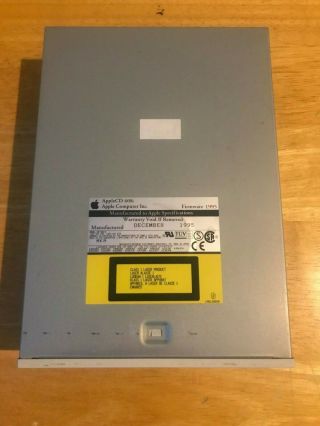 Vintage Apple Cd - Rom Applecd 600i Scsi Internal Drive Sony Cdu75s - 25 Macintosh