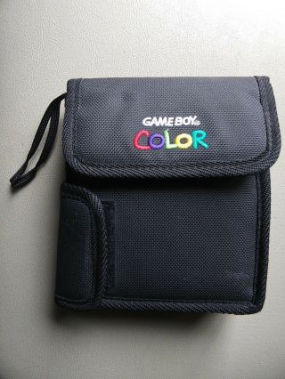 Nintendo Gameboy Color Carrying Case Travel Bag Pouch Vintage