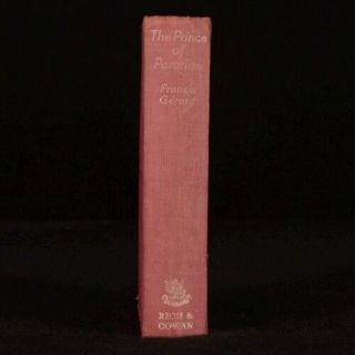 1938 The Prince Of Paradise Francis Gerard First Edition A John Meredith Story