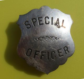 Vintage Special Officer Badge Back Marked Meyer & Wenthe Chicago