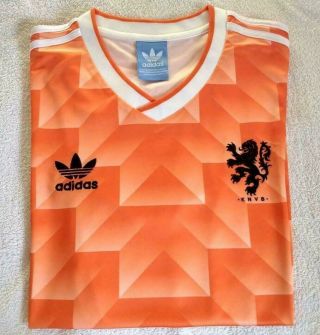 1988 Netherlands Home Retro Football Soccer Shirt Jersey Vintage Classic Holland