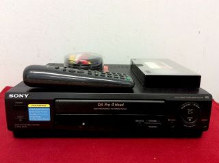 Sony Slv - 478 Da Pro Vcr Video Cassette Recorder Vhs Player 4 Head