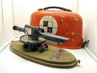Vintage David White Instruments Dw - 8090 Surveying/transit With Case