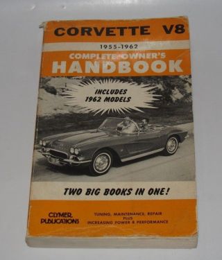 Vintage Clymer Publications Corvette V8 Complete Owner 
