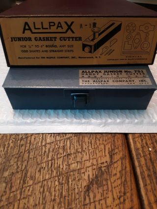 Vintage Allpax Junior Gasket Cutter