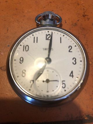 Smiths Vintage Pocket Watch Plated