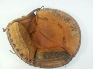 Vintage Nokona Pro - Line Baseball Catcher Mitt Catchers Leather Glove Cm45 Rht