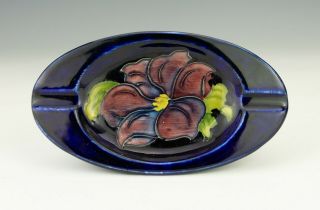 Vintage Moorcroft Pottery - Clematis Pattern Ashtray - Lovely