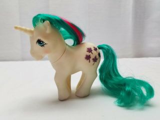 Vintage Hasbro My Little Pony G1 Gusty Generation 1 Glitter Unicorn 1984 Toy