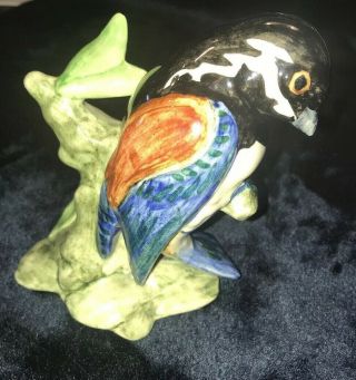 Vintage Stangl Art Pottery Bird 3811 Chestnut Backed Chickadee