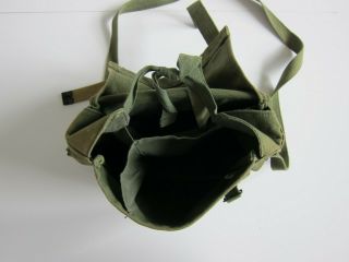 Vintage Military Army Green Canvas Satchel Messenger Shoulder Bag Purse 4