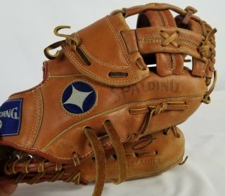 Vintage Spalding Lloyd Moseby Right Handed Leather Baseball Glove