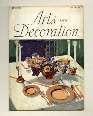 1934 Frederick Kiesler Arts & Decoration Paul Frankl Gilbert Rohde Marcel Breuer