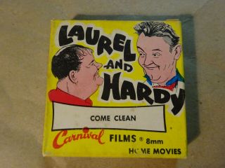 Vintage Laurel And Hardy Lh 2 " Come " 8mm Film 50 Ft Carnival Films