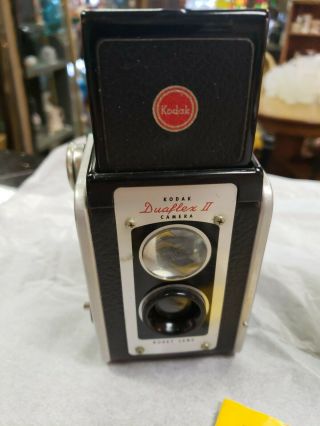Vintage Kodak Duaflex 2 Camera with Protective Cover,  FILM,  and Box 2