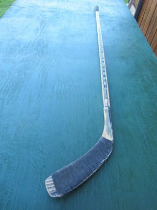 Vintage Wooden 62 " Long Hockey Stick Sher - Wood Pmpx 9950