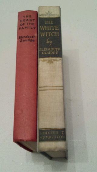 Elizabeth Goudge The White Witch 1958 & The Heart Of The Family Hardback No Dust