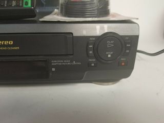 SONY SLV - N50 VCR VHS Video Player Recorder,  AV Cable,  REMOTE, 3