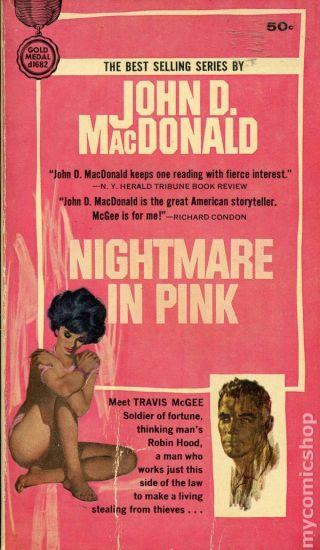 Nightmare In Pink (very Good) D1682 John D.  Macdonald 1964 Crime/mystery