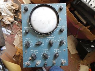 Vintage Television Oscilloscope,  By Central Technical Institute