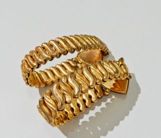 2 Vintage Gold Filled Sweetheart Bracelets H689 5