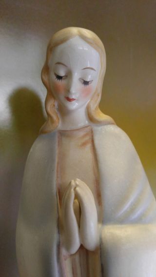 Vintage Madonna Virgin Mary 50’s 10.  5 46/0 M.  I.  Hummel Goebel W Germany Figurine 2