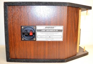 Vintage Pair 1984 BOSE 201 Series II Speakers (Wood Finish) Made in U.  S.  A. 5
