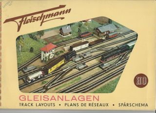 Vintage Fleischmann Ho Model Train Layout Plans 92pp First Edition 1956