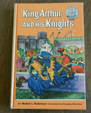 Vintage 1953 King Arthur And His Knights Book H/c