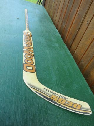 Vintage Wooden 55 " Long Hockey Stick Goalie Sher - Wood 5030