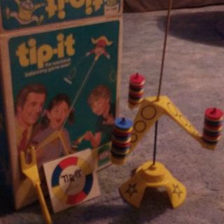 Vintage 1974 " Tip - It " Game Complete / Ideal Toy Corp.