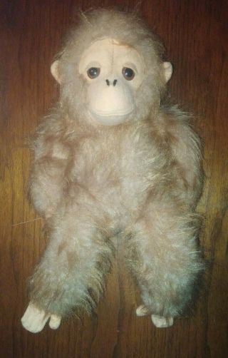 1977 Vintage R Dakin Co Monkey Chimp Orangutan Plush Stuffed Animal 14 " Tall