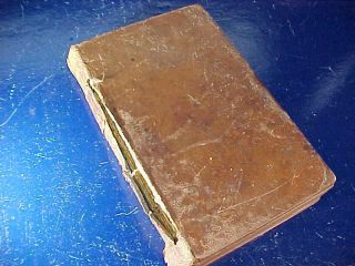 1846 History Of The Great Indian War 1675,  French,  Indian War Leather Book
