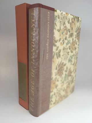 Edith Wharton / Limited Editions Club The Age Of Innocence Signed 1973