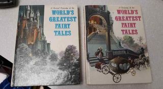 A Treasury Of The World’s Greatest Fairy Tales Volumes 1 & 2 Set Vtg 1972
