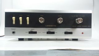 Vintage Lafayette 20 Watt Solid State Stereo Amplifier ST - 25A 6